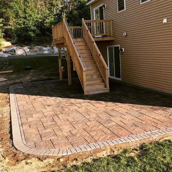 Affordable residential landscaping with custom design in Framingham, MA by Monteiro And Sons Landscape Services