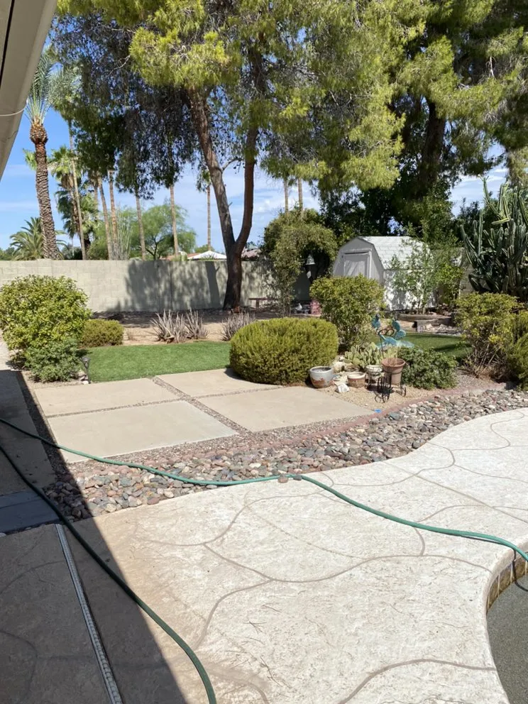 Affordable yard maintenance for year-round maintenance in Mesa, AZ by Montejo landscape management
