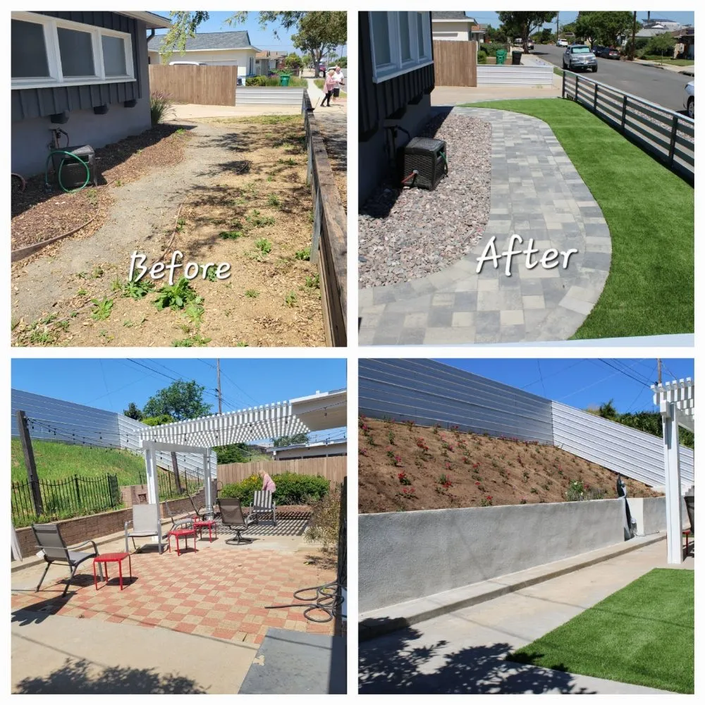 Expert yard maintenance for residential properties in Poway, CA by Montejo Landscaping