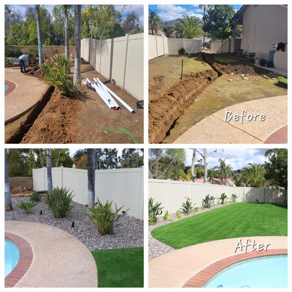 Custom landscaping services in Poway, CA by Montejo Landscaping