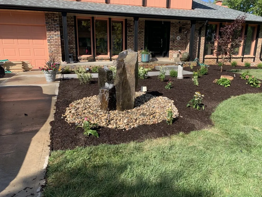 Expert yard maintenance for residential properties in Council Bluffs, IA by Montenegro Landscaping