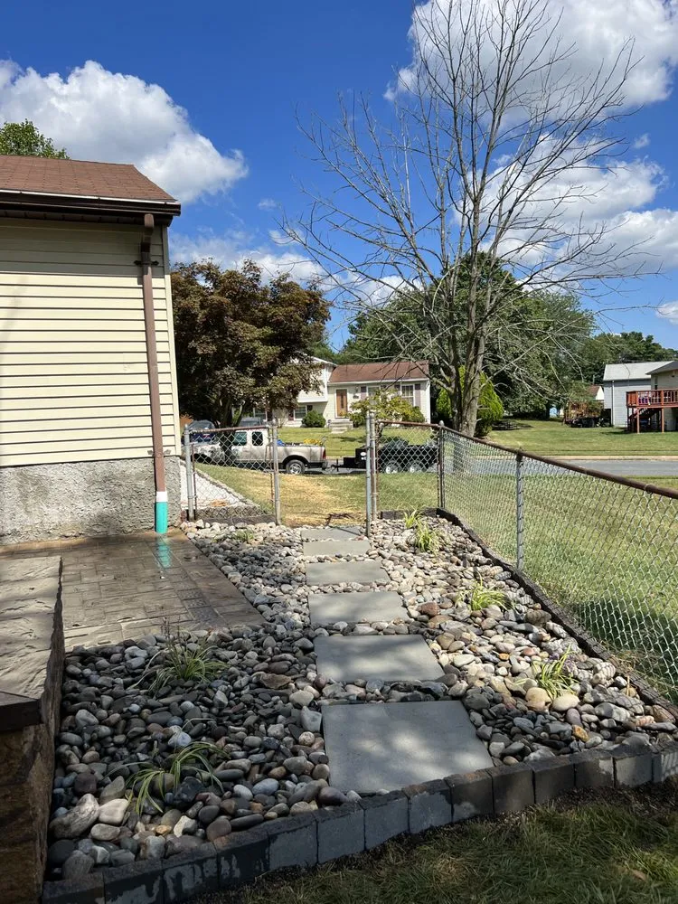 Expert lawn mowing service with custom design in White Marsh, MD by Montes Landscaping