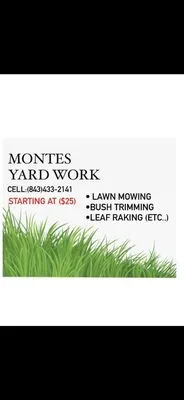 Montes Yard Work Logo