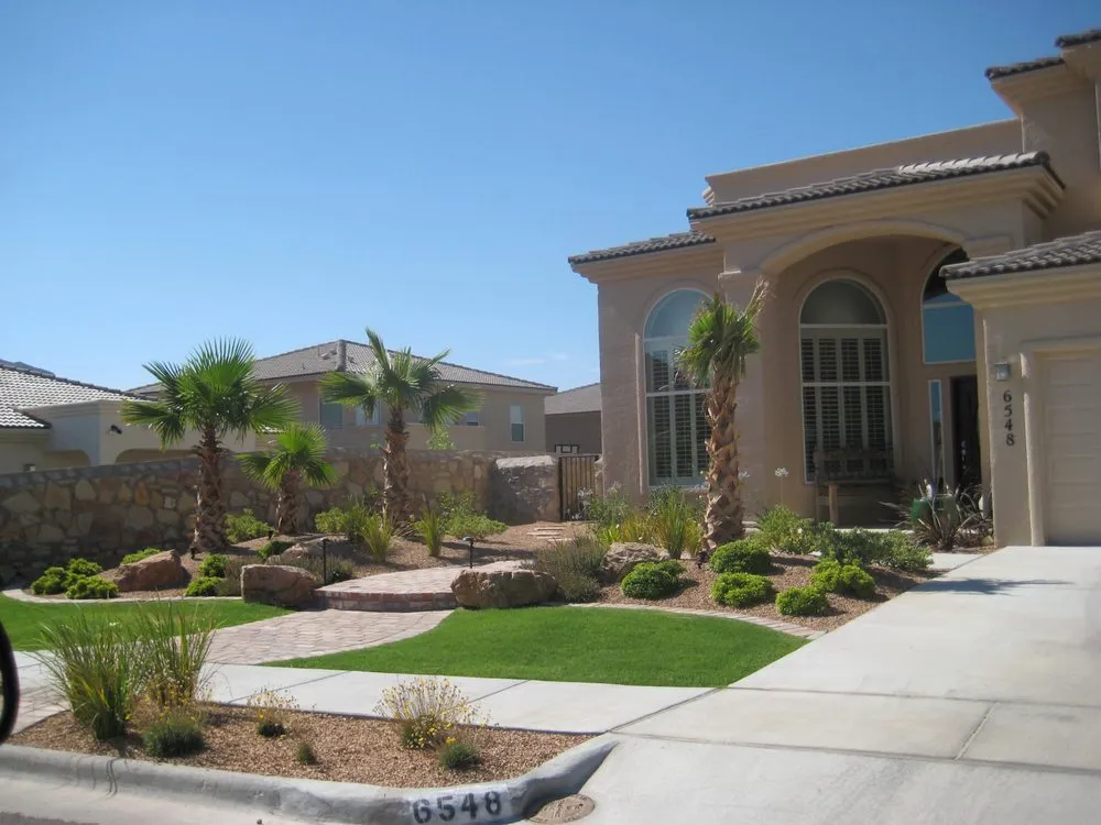 Top-rated landscaping services with custom design in El Paso, TX by Montgomery Sprinklers & Landscapes