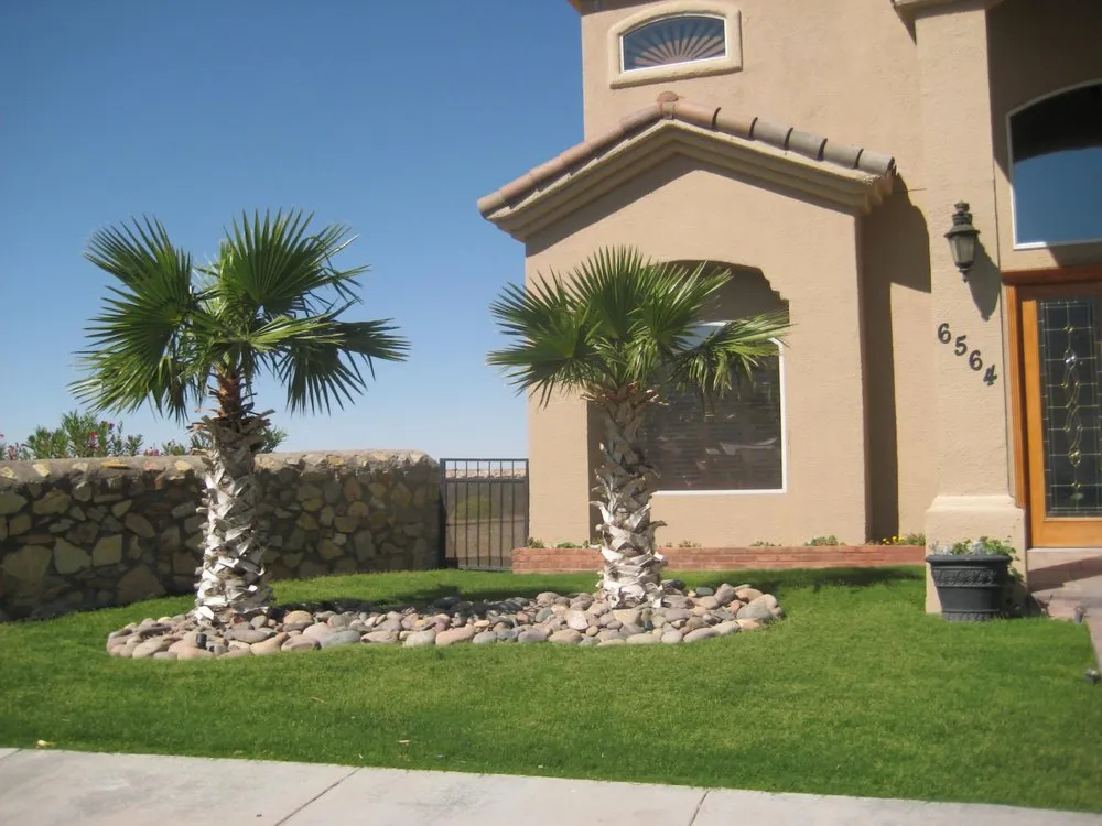 Expert outdoor landscaping for residential properties in El Paso, TX by Montgomery Sprinklers & Landscapes