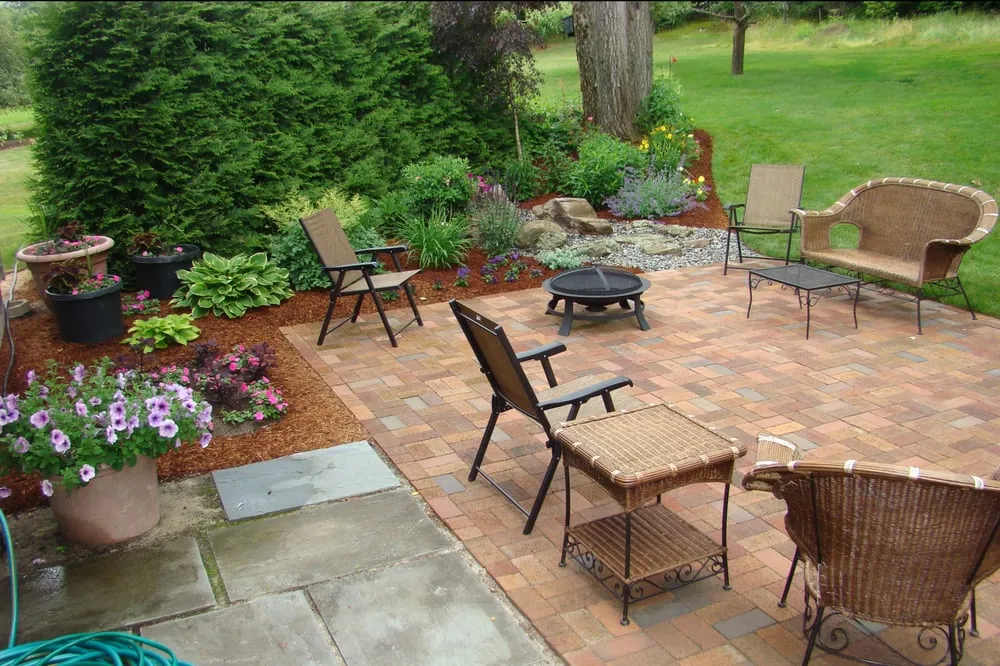 Expert yard cleanup service for residential properties in Sturbridge, MA by Montigny Landscaping