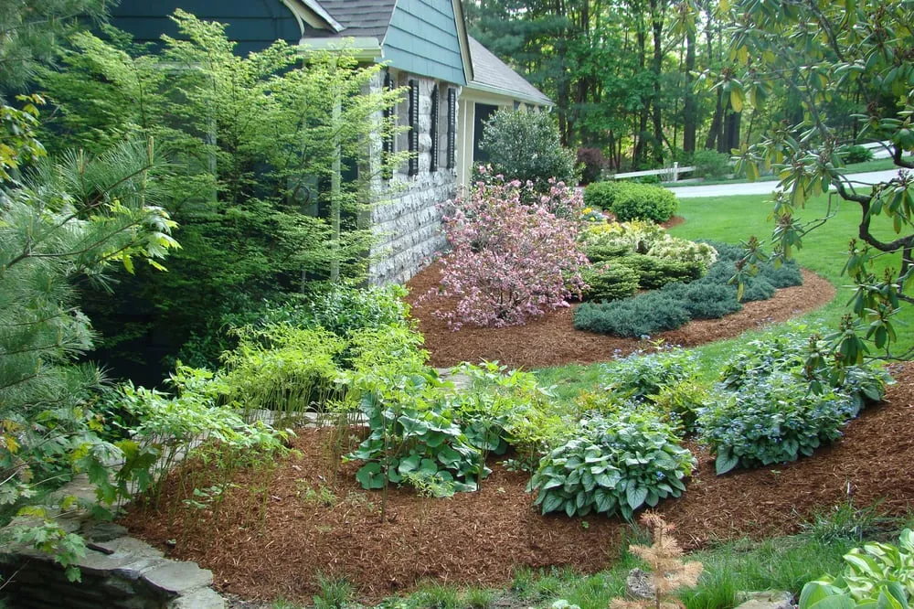 Affordable lawn mowing service for homes in Sturbridge, MA by Montigny Landscaping