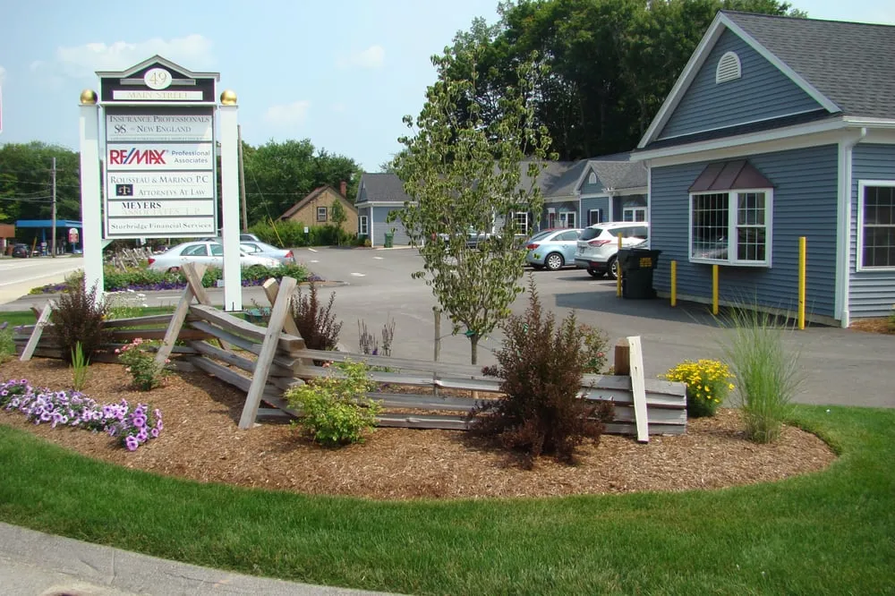 Professional lawn mowing service in Sturbridge, MA by Montigny Landscaping