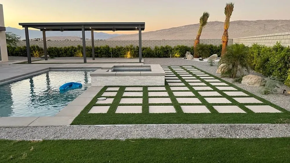 Expert lawn mowing service for residential properties in Palm Desert, CA by Montonella Landscape