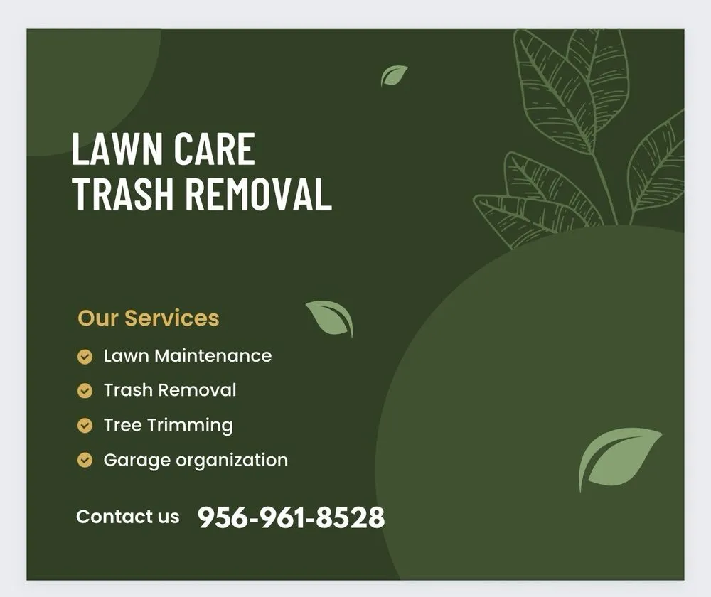 Professional lawn mowing service experts serving Edinburg, TX - Montoya Junk Removal and disposal