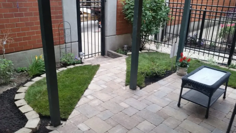 Affordable landscape installation for residential properties in Chicago, IL by Montoya Landscapes