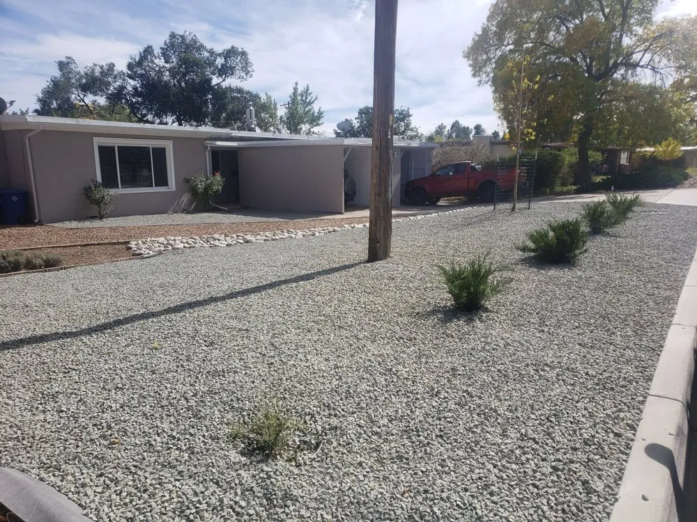 Expert yard cleanup service with custom design across Los Alamos, NM - Montoya Maintenance and landscaping