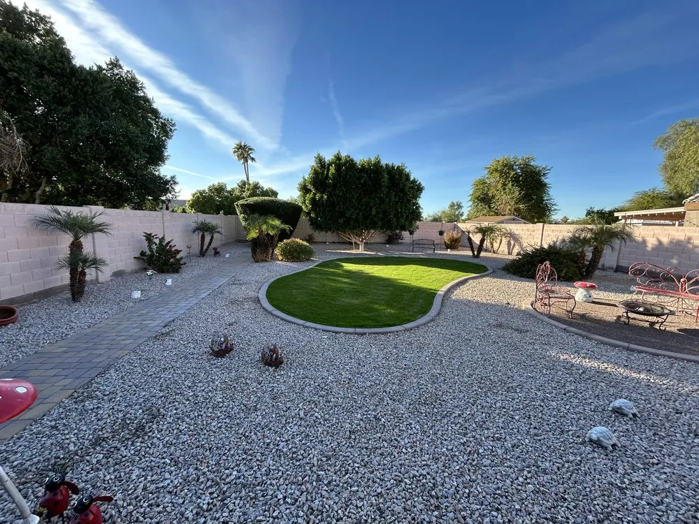 Affordable lawn care service for beautiful yards in Apache Junction, AZ by Montoya's Landscaping