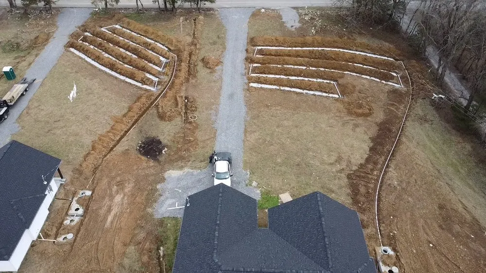 Professional yard cleanup service with custom design in Shelbyville, TN by Mooneyham Excavation