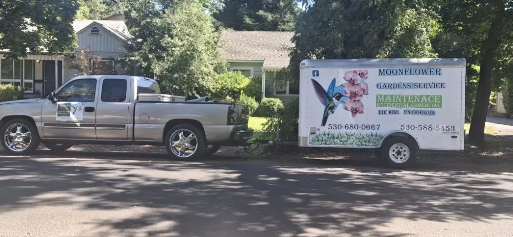 Top-rated garden landscaping for homes in Chico, CA by MOONFLOWER GARDENS SERVICE