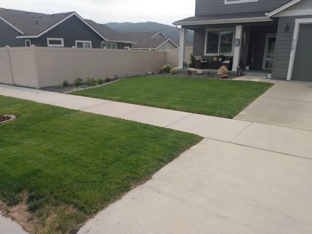 Custom garden landscaping in Spokane, WA by Moore Bros Lawn Care and Maintenance