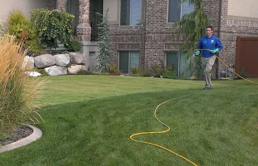 Affordable yard cleanup service for beautiful yards in North Salt Lake, UT by Moore Green