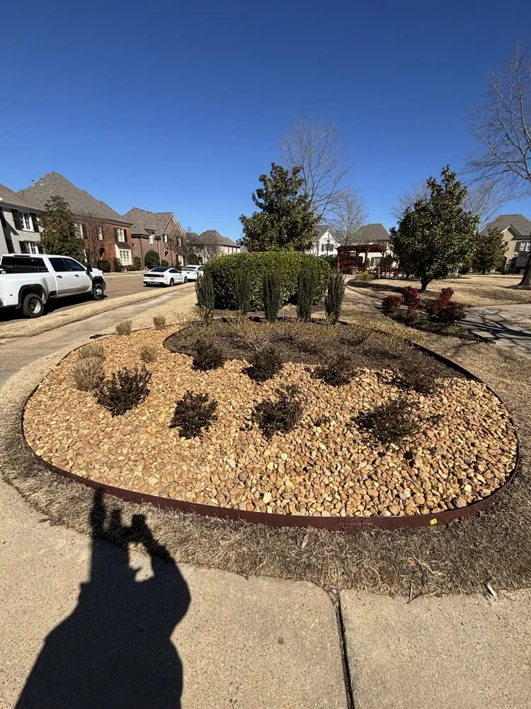 Professional yard cleanup service for beautiful yards in Collierville, TN by Moore Landscaping & Irrigation