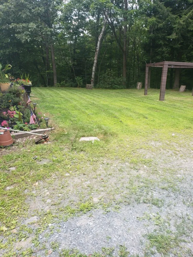 Professional outdoor landscaping for residential properties in Winterville, NC by Moore Lawn Care