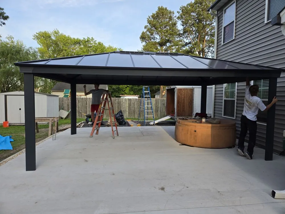 Reliable yard cleanup service for year-round maintenance in Chesapeake, VA by Moore Services