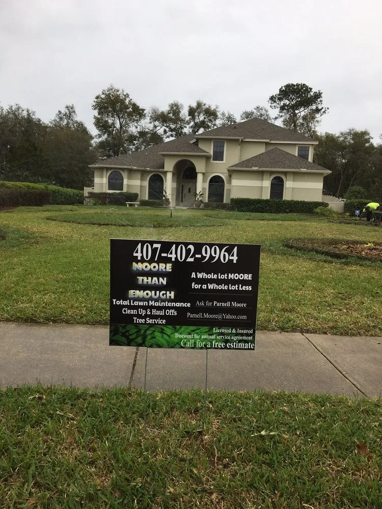 Reliable landscape installation for year-round maintenance across Orlando, FL - Moore Than Enough