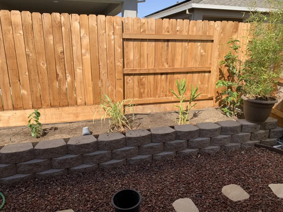 Affordable garden landscaping for homes in Fairfield, CA by Moore then blades