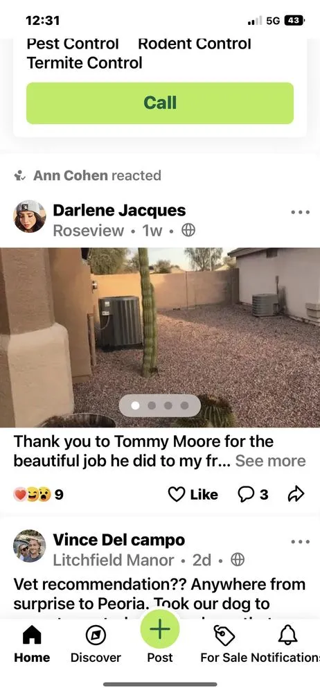 Professional lawn care service with custom design across Litchfield Park, AZ - Moore Yard Care