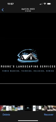 Moore's Landscaping Logo