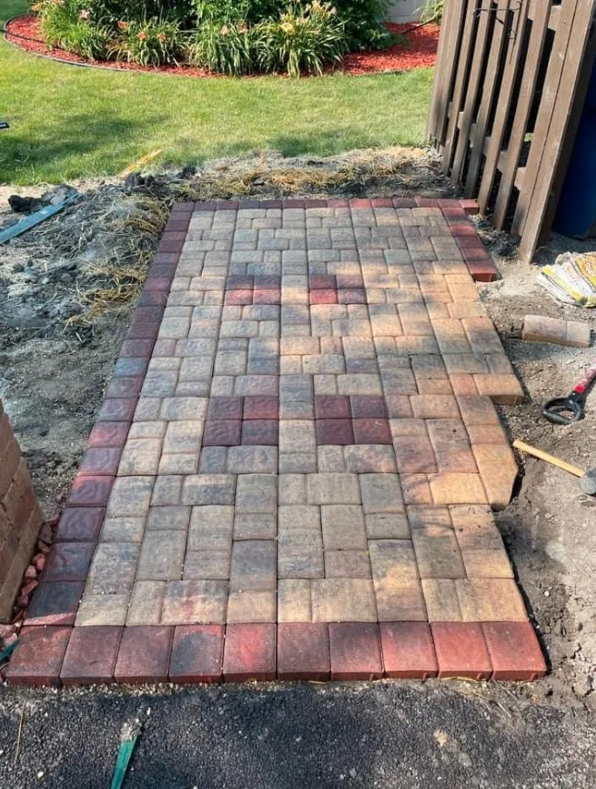 Professional yard cleanup service in Minooka, IL by Moore's Landscaping and Powerwashing