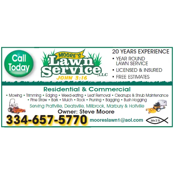 Local garden landscaping in Prattville, AL - Moore's Lawn Service