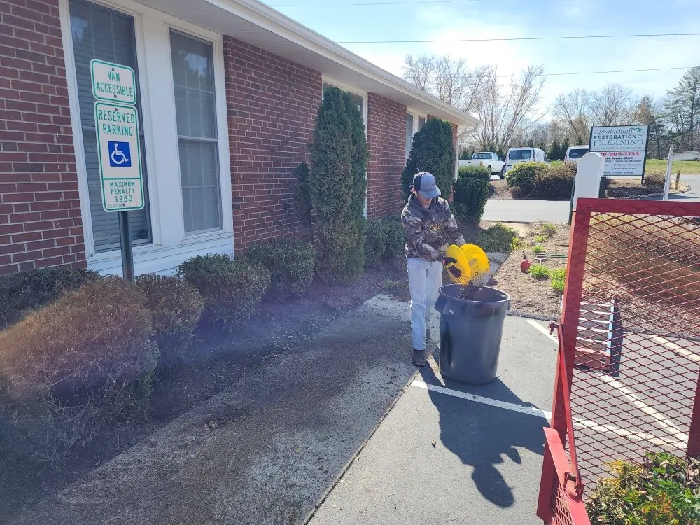 Local yard maintenance in Leicester, NC by Moore's Lawncare and Services