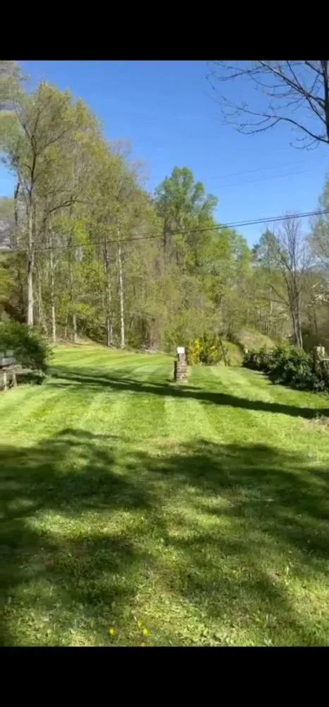 Local landscape design for residential properties in Leicester, NC by Moore's Lawncare and Services