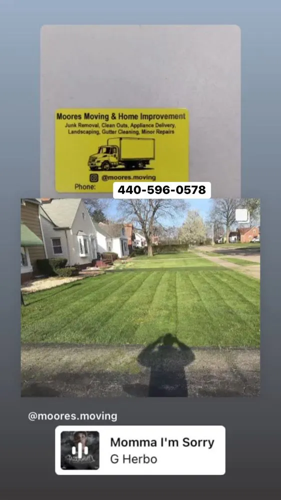 Affordable landscape design in Cleveland, OH by Moore’s Moving and Home Improvement