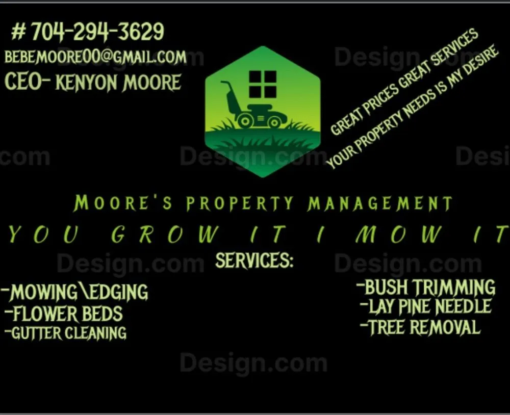 Expert landscape design in Kings Mountain, NC by Moores Property Management