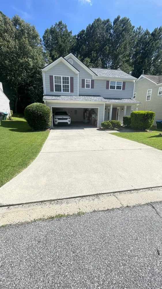 Professional outdoor landscaping in Jonesboro, GA by Mopar Mowing