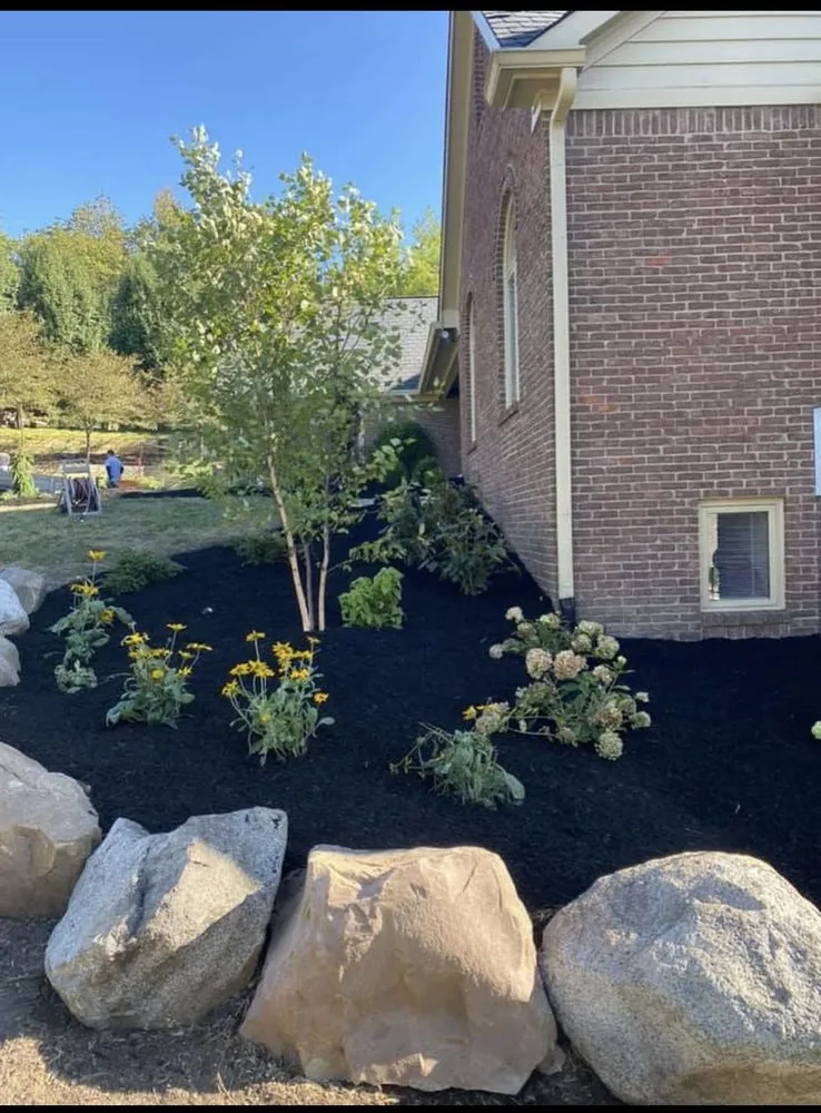 Expert outdoor landscaping for homes in Indianapolis, IN by Morales Bros