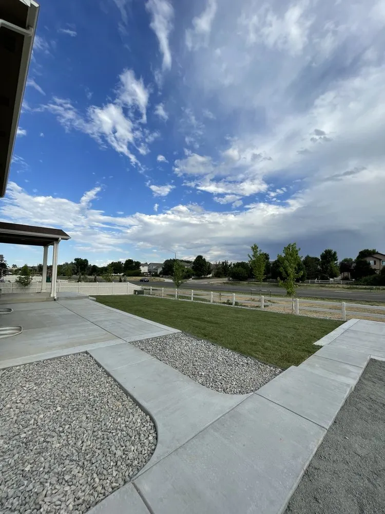 Reliable yard cleanup service with custom design in Longmont, CO by Morales Concrete & Landscape