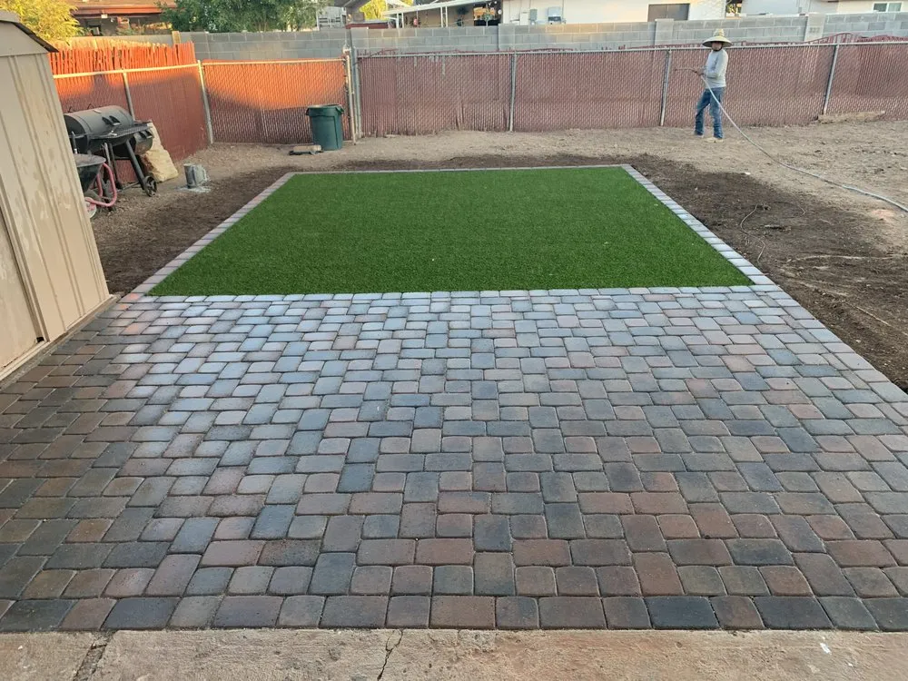 Custom garden landscaping in Chandler, AZ by Morales Landscape Design