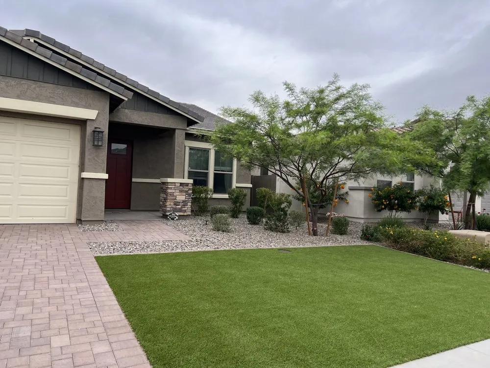 Expert lawn mowing service in Phoenix, AZ by Morales Landscapes