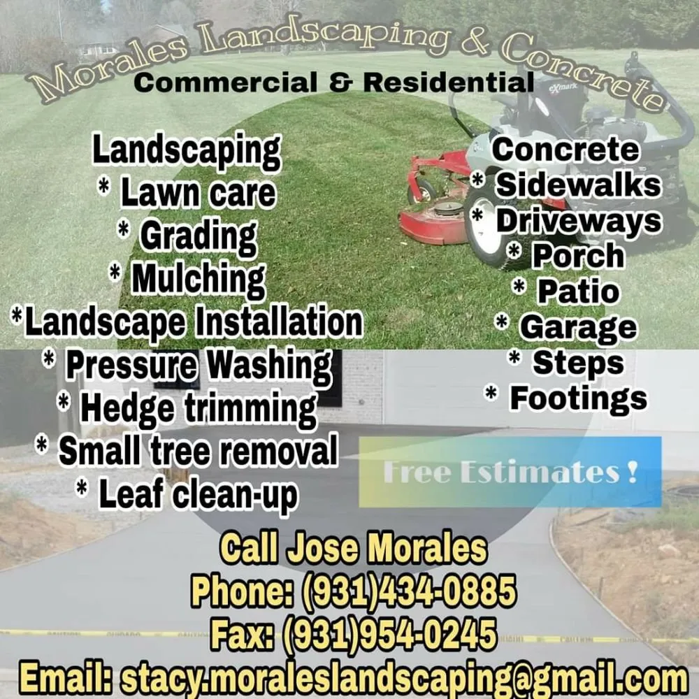 Top-rated landscape design for year-round maintenance in Manchester, TN by Morales Landscaping and Concrete