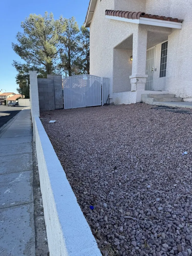Affordable outdoor landscaping with custom design in Henderson, NV by Morales Landscaping Services