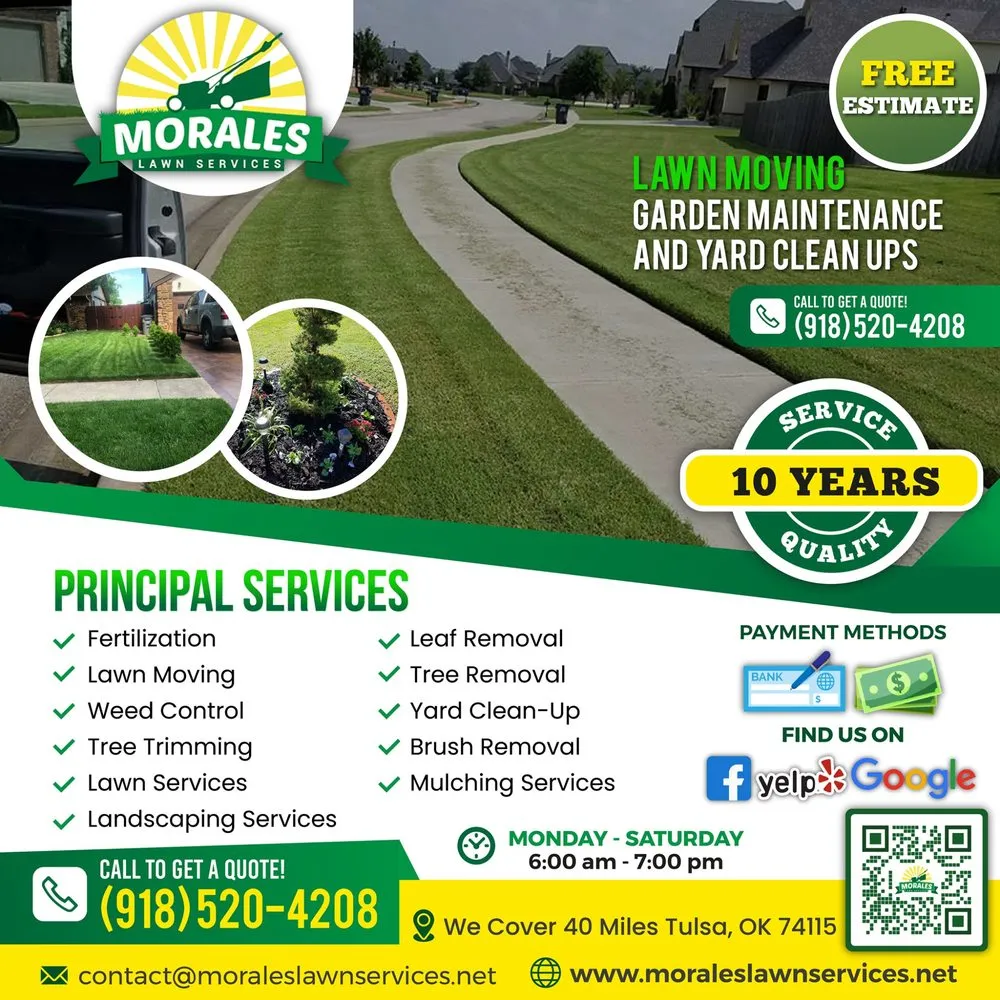Local residential landscaping experts serving Tulsa, OK - Morales Lawn Services
