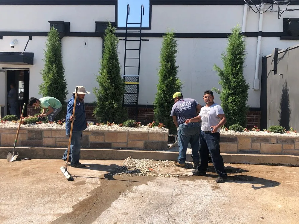 Custom residential landscaping for beautiful yards in Tulsa, OK by Morales Lawn Services