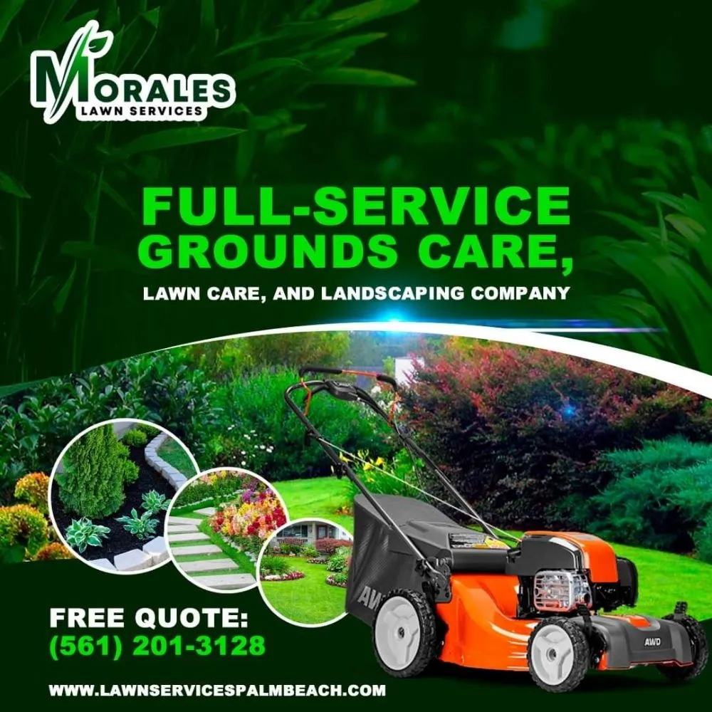 Local landscape design for beautiful yards across West Palm Beach, FL - Morales Lawn Services