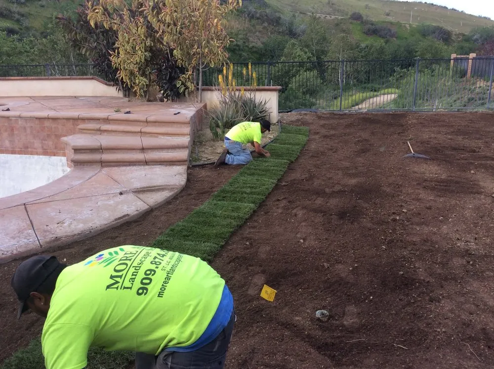 Reliable outdoor landscaping in Rialto, CA by More Art Landscape Service