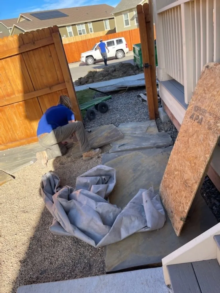 Professional outdoor landscaping for residential properties in Denver, CO by More Than 1 Thing Masonry