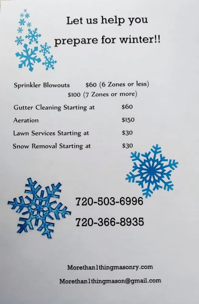 Top-rated yard maintenance experts serving Denver, CO - More Than 1 Thing Masonry