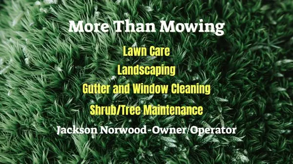 More Than Mowing Logo