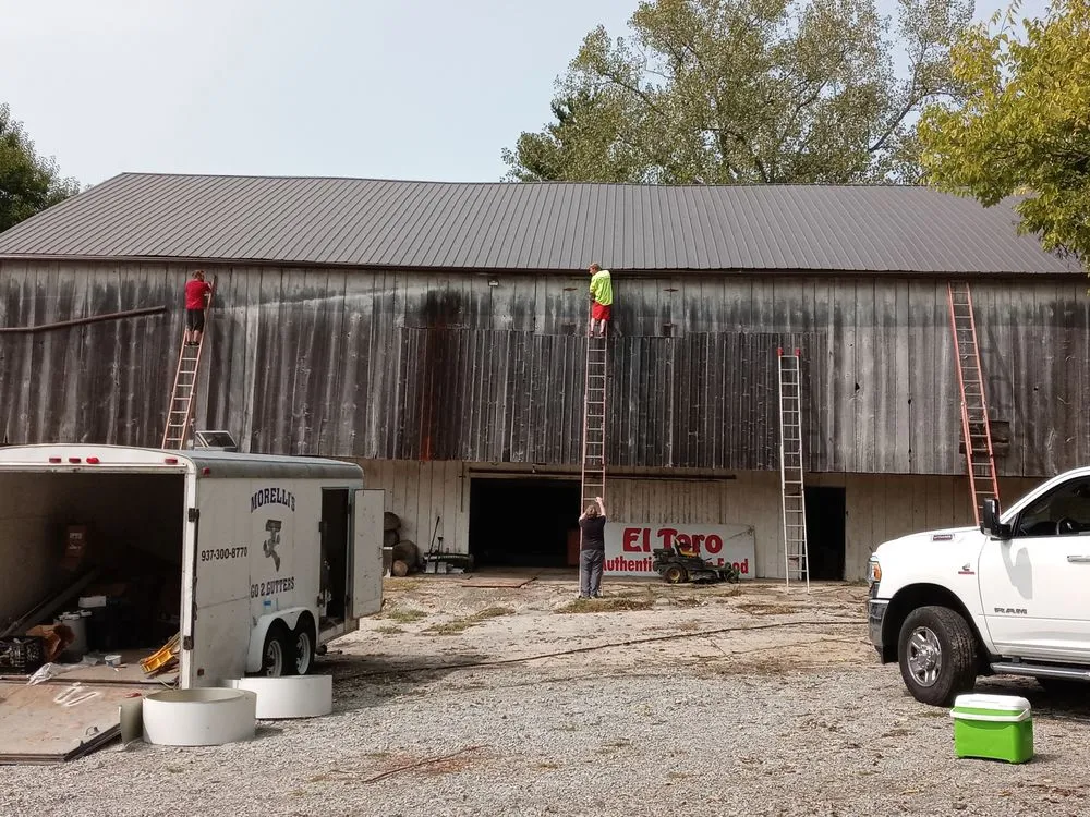 Expert landscaping services in Dayton, OH by Morelli's Go 2 Gutter's