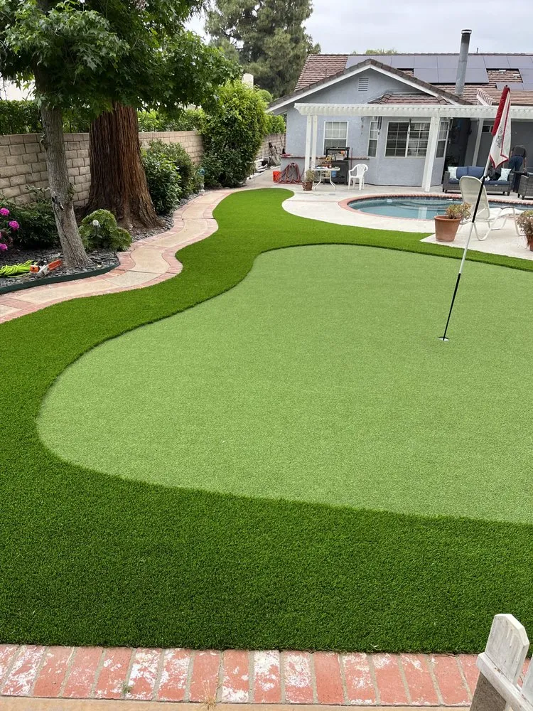 Custom landscape installation in Los Angeles, CA by Moreno Garden Service